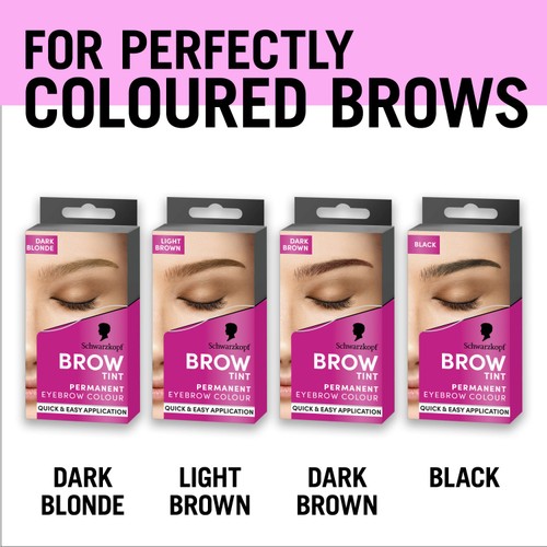 Schwarzkopf Brow Tint Permanent Eyebrow Colour Dark Blonde 