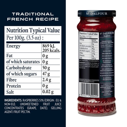 St Dalfour Raspberry Fruit Spread
