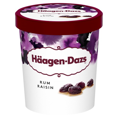 Haagen-Dazs Rum and Raisin Ice Cream