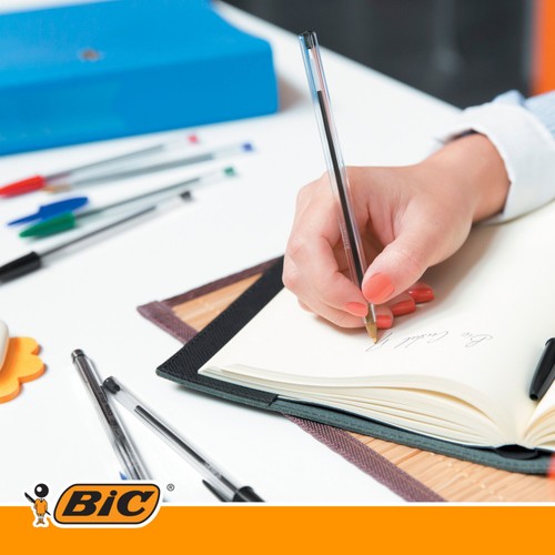 BIC Cristal Original Ballpoint Pens Blue Box of 10