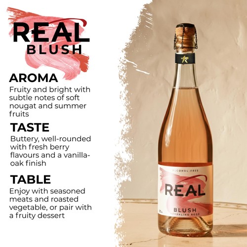 REAL Blush Slow Fermented Sparkling Tea