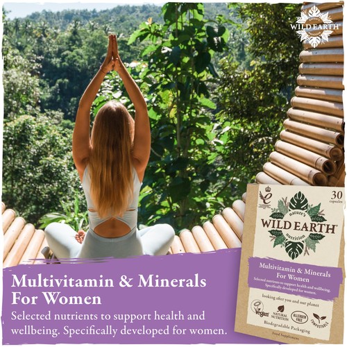 Wild Earth Multivitamins & Minerals for Women