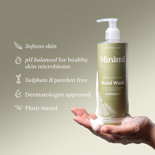 Miniml Hand Wash Refreshing Lime & Basil