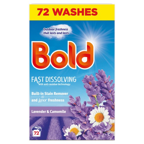 Bold Washing Powder Lavender & Camomile 72 Washes