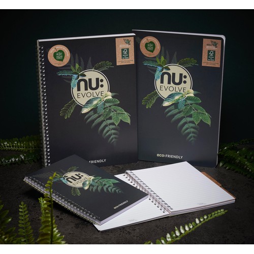 Nu Evolve A4 Wiro Notebook, 120 pgs