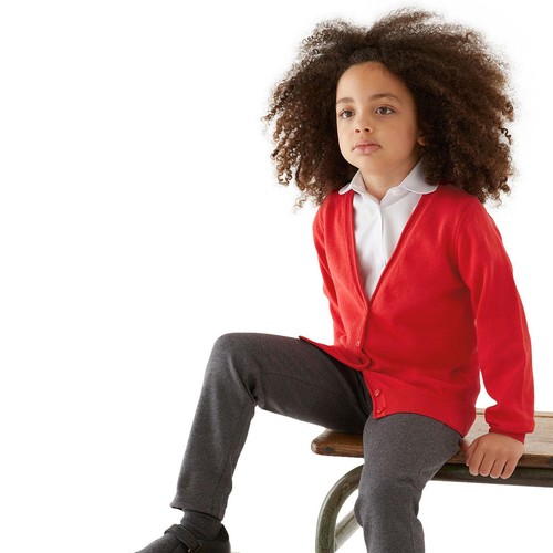 M&S Cotton Cardigan, 2 Pack, 5-6 Years, Red