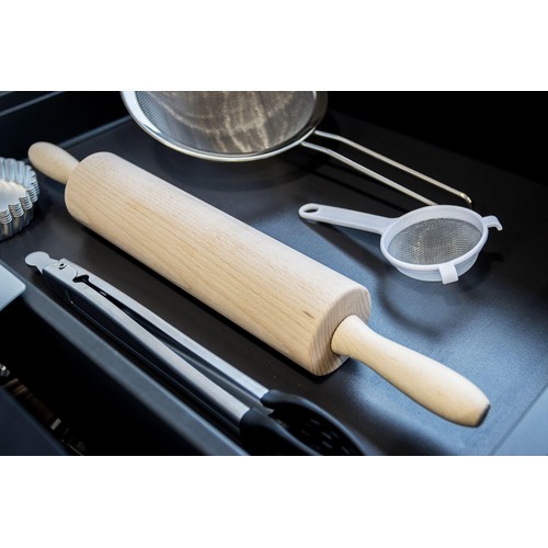Kitchen Craft Revolving Rolling Pin, Beech  44cm