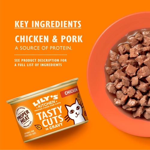 Lily's Kitchen Tasty Cuts in Gravy - Chicken Wet Food for Cats