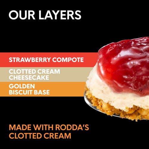Gu Wild Strawberry & Clotted Cream Cheesecake Dessert