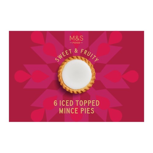M&S Iced Topped Mince Pies