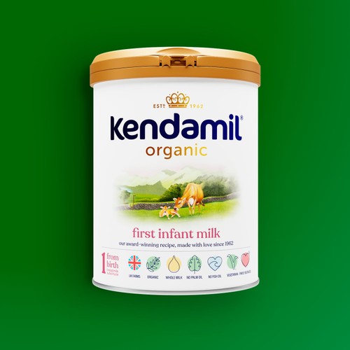 Kendamil Organic 1 First Infant Milk Powder, From Birth
