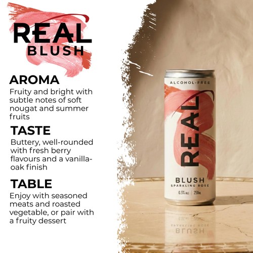 REAL Blush Slow Fermented Sparkling Tea