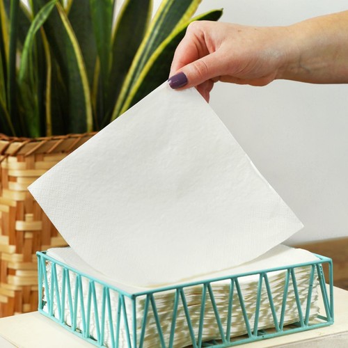 Table Kind Eco Bulk Pack 100 White Paper Napkins 33cm