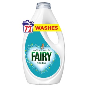 Fairy Non Bio Washing Liquid For Sensitive Skin 72 Washes