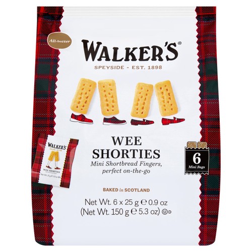 Walker's Shortbread Wee Shorties Mini Shortbread Fingers Multipack