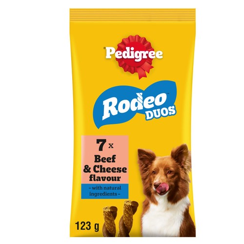 Pedigree Rodeo Duos Adult Dog Treats Beef & Cheese