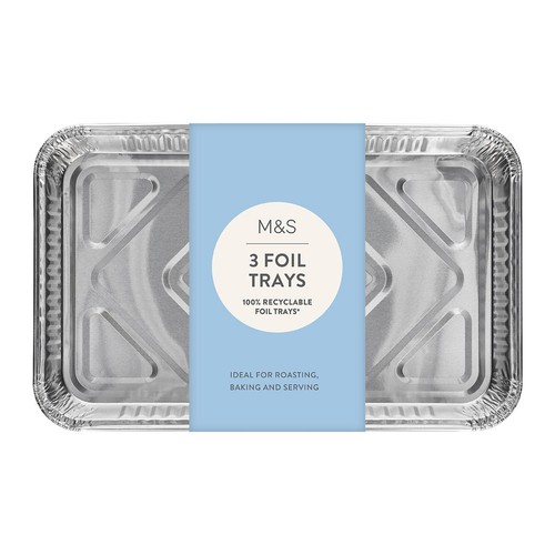 M&S 3 Foil Baking Trays