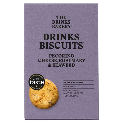 The Drinks Bakery Pecorino Rosemary & Seaweed, 110g The Drinks Bakery Pecorino Rosemary & Seaweed, 110g