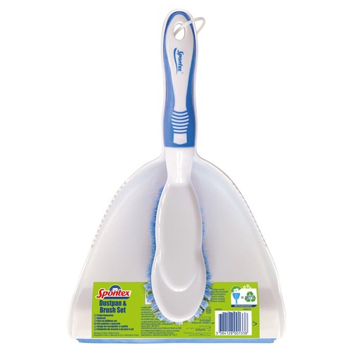 Spontex Dustpan & Brush Cleaning Set Large