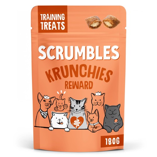 Scrumbles Cat Treats Chicken Krunchies