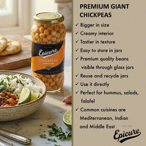 Epicure Chickpeas in Water
