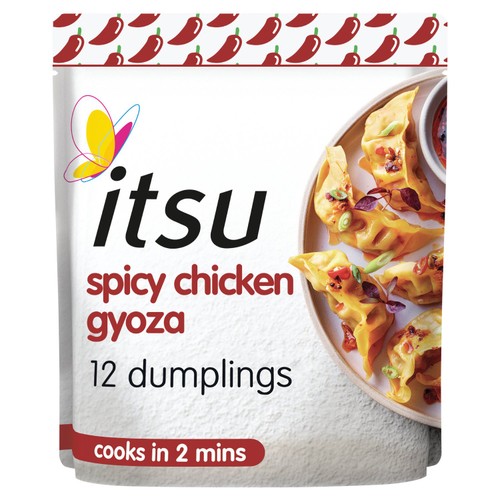 itsu 12 spicy chicken gyoza dinner dumplings
