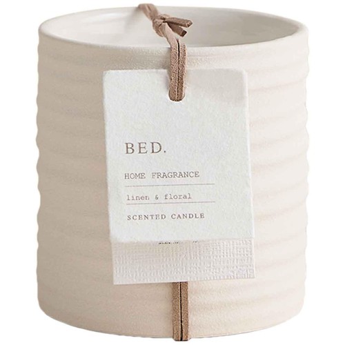 M&S Bed Ceramic Candle, One Size, Neutral