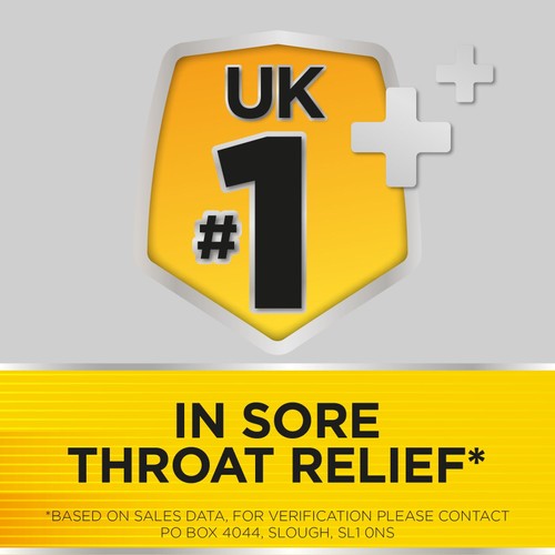 Strepsils Triple Action Honey & Lemon Throat Lozenges