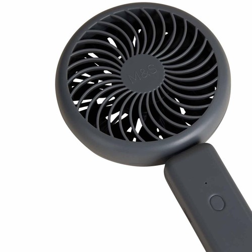M&S USB Travel Fan, Charcoal