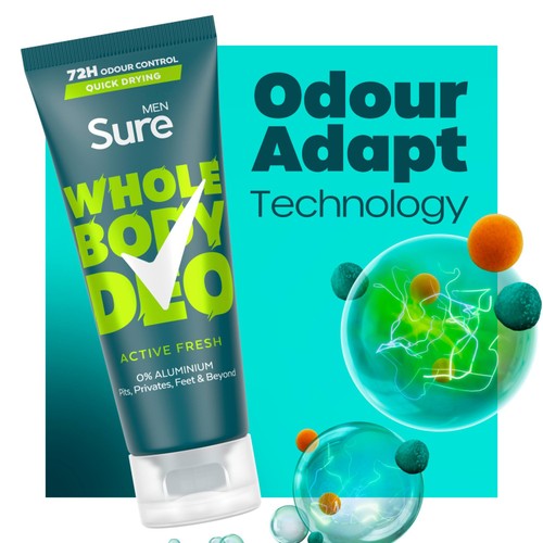Sure Men Whole Body Active Fresh Cream Deodorant