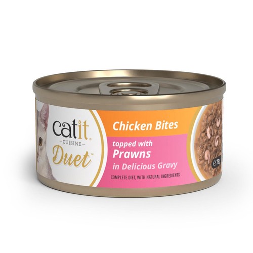 Catit Duet Chicken with Prawns
