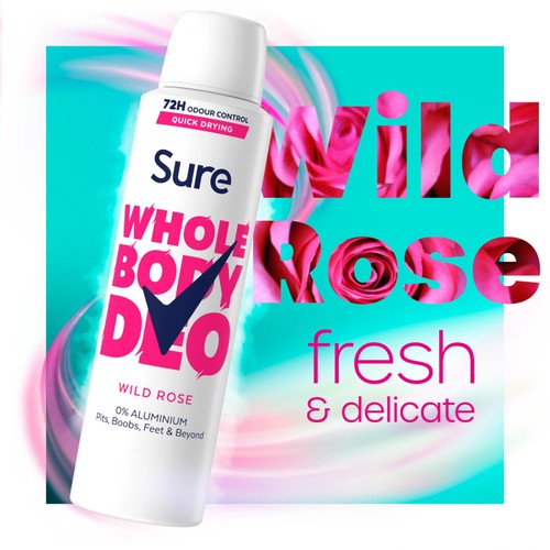 Sure Women Whole Body Wild Rose Deodorant