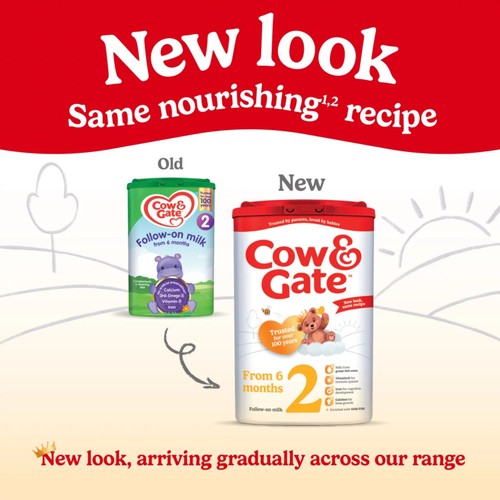 Cow & Gate 2 Follow On Baby Milk Formula Powder 6-12 Months