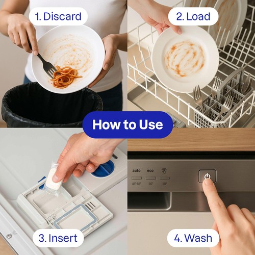 ATTITUDE Dishwasher Solube  Eco-Pouches