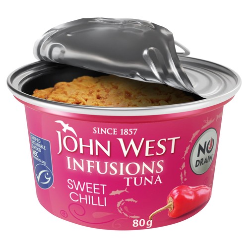 John West Sweet Chilli No Drain Tuna Infusions