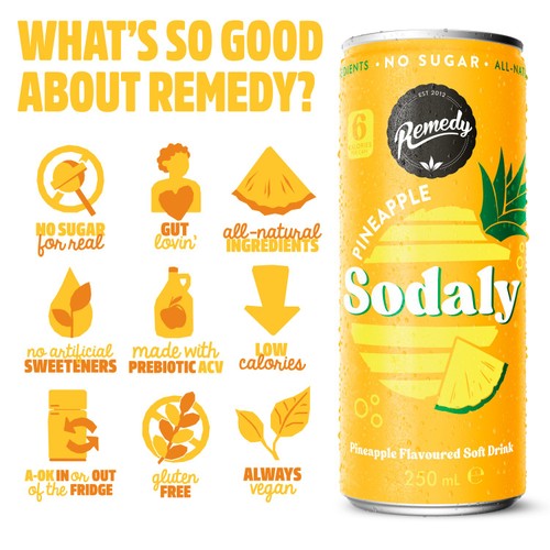 Remedy Sodaly Pineapple