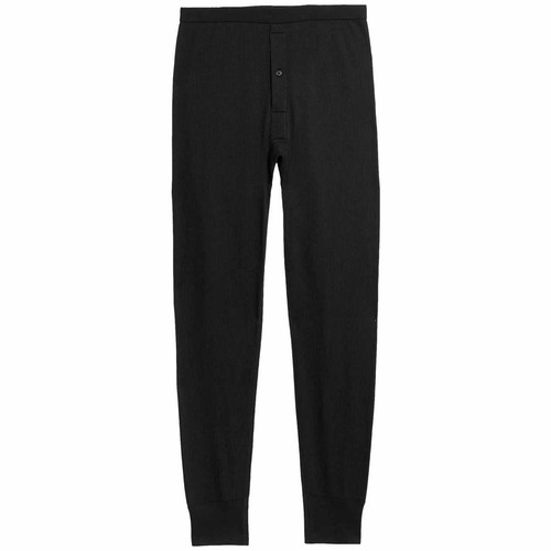 M&S Mens Heatgen Medium Thermal Long Johns, XXL, Black