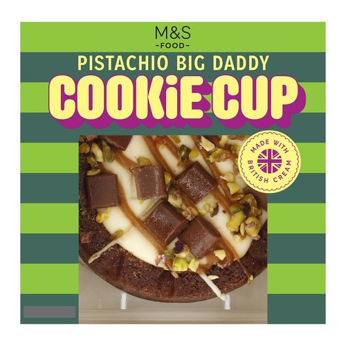 M&S Pistachio Big Daddy Cookie Cup