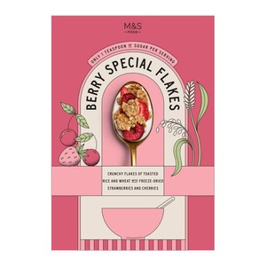 M&S Strawberry & Cherry Special Flakes
