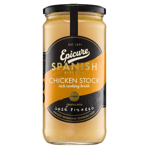 Epicure Spanish Chicken Stock Rich Cooking Broth