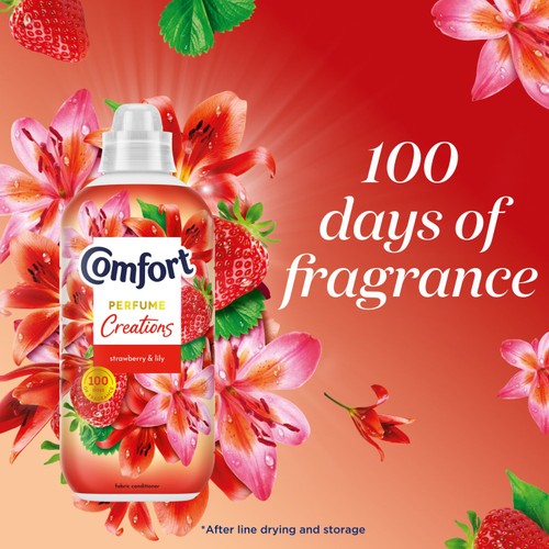 Comfort Perfume Creations Strawberry & Lily Fabric Conditioner 48 Washes