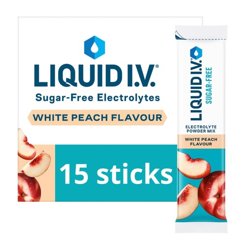 LIQUID IV Sugar Free White Peach