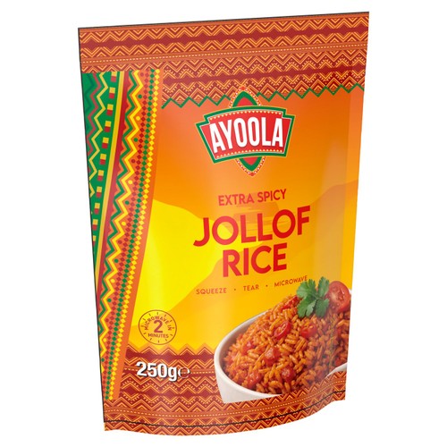 Ayoola Extra Spicy Jollof Microwave Rice Pouch