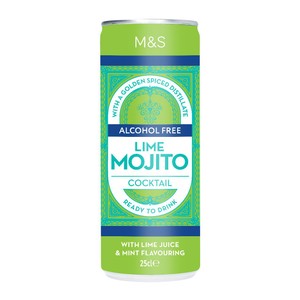 M&S Alcohol Free Lime Mojito Can