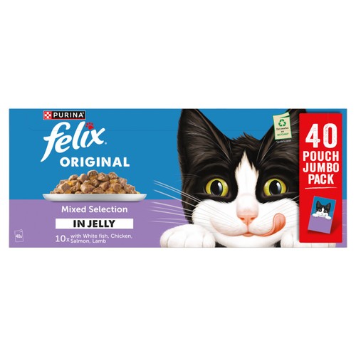 Felix Original Mixed Selection in Jelly Wet Cat Food