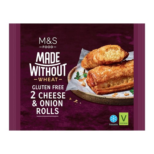 M&S Made Without Cheese & Onion Rolls