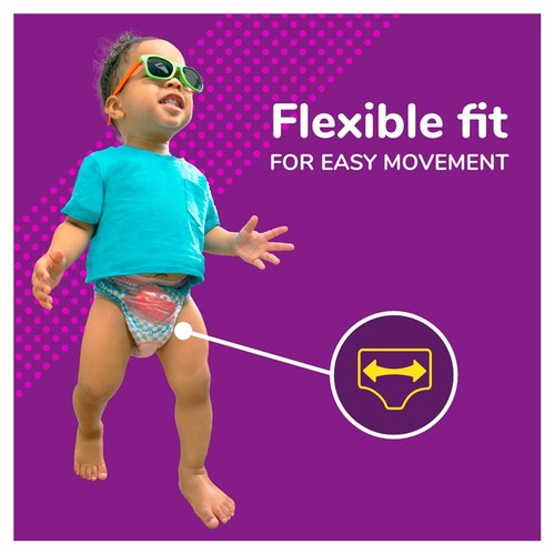 Huggies Pull-Ups Explorers Girls Nappy Pants, Size 4-5+ (1.5-3 Yrs)