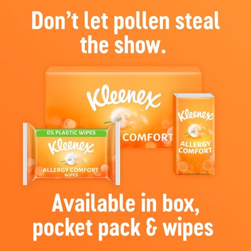 Kleenex Allergy Comfort Tissues Pocket Pack
