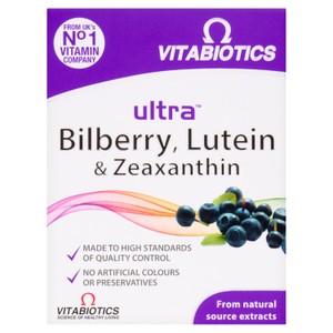 Vitabiotics Ultra Bilberry, Lutein and Zeaxanthin