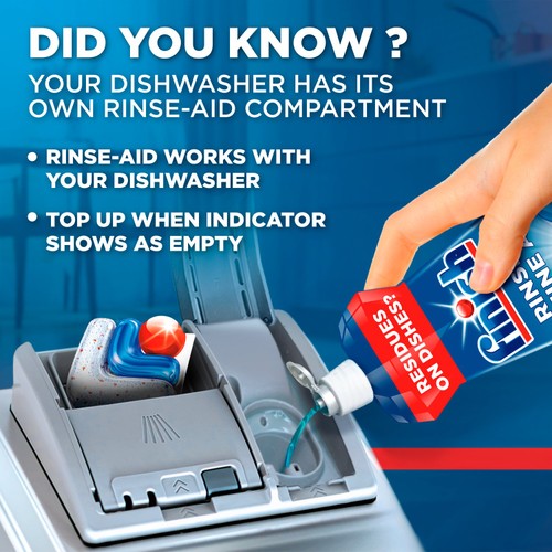 Finish Rinse Aid Shines & Dries Original Scent